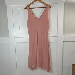 Lauren Ralph Lauren Blush V-Neck Summer Dress